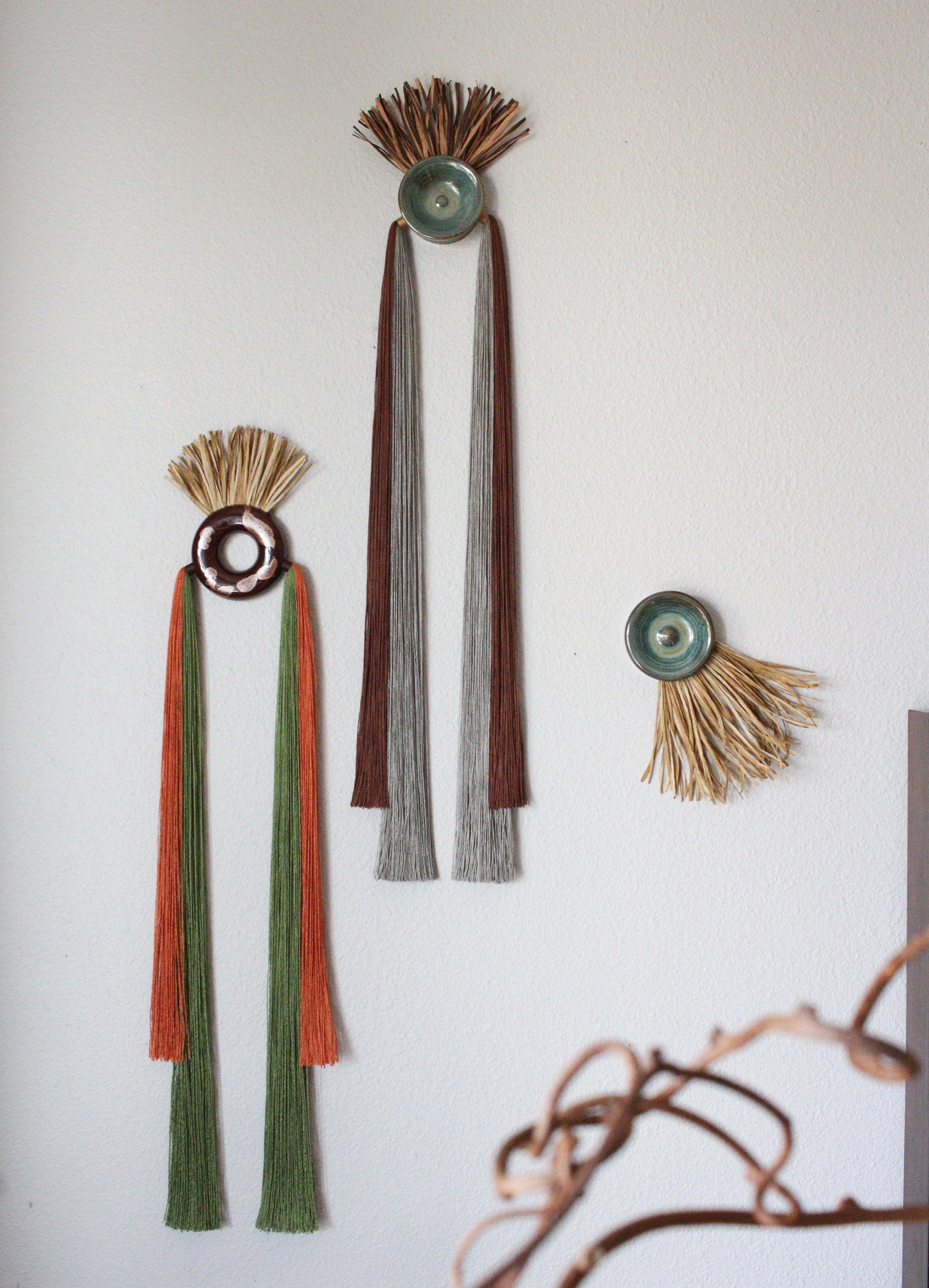 Porcelain wall hanging