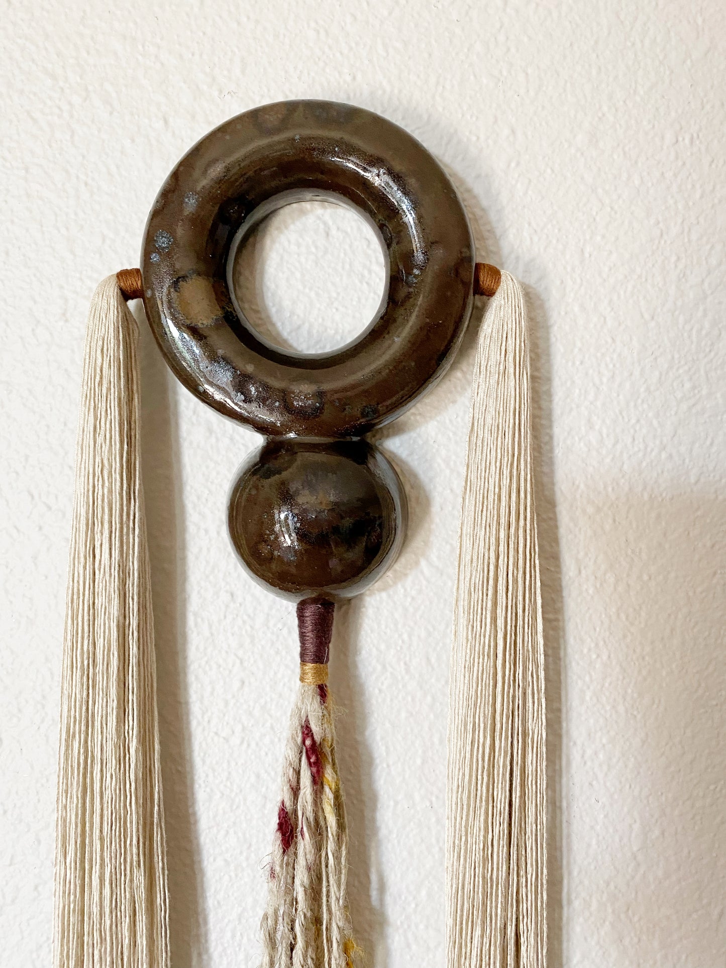 Stoneware wall hanging