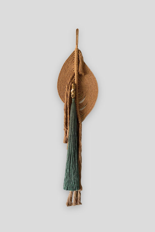 -The Pond no.40- Handwoven Fiber Wall Hanging